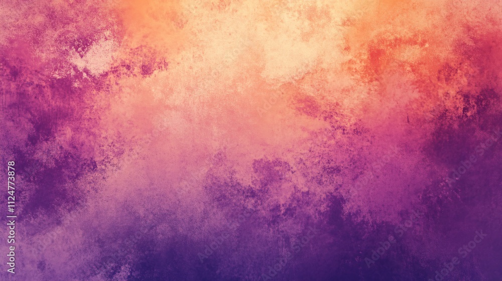 Poster abstract orange and purple textured background creating a moody atmosphere