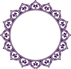 Beautiful flower art and mandala vector design