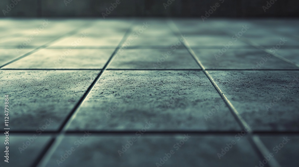 Aufkleber Close-up of textured square tiles creating geometric pattern