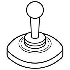 minimalist joystick icon vector design