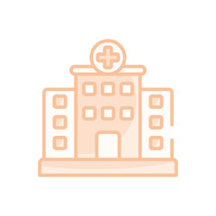 Hospital vector icon