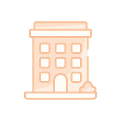 Hotel vector icon