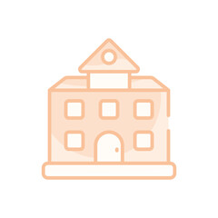 Bungalow vector icon