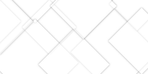Abstract background with polygonal shapes. geometric style with simple lines and corners, triangle. White circle paper cut style. drop shadows on white background. 3D white geometric. modern design 3d