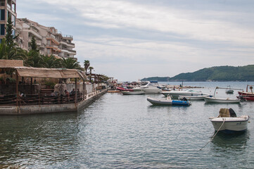 Resort village Rafailovici in the municipality of Budva, Montenegro. 