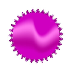 Round sticker vector icons