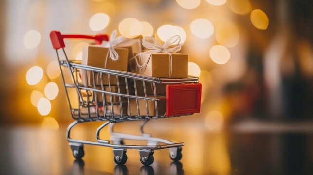 Dynamic e-commerce platform featuring a wide array of products in a secure digital shopping environment, highlighting encryption icons and smooth navigation for confident buying