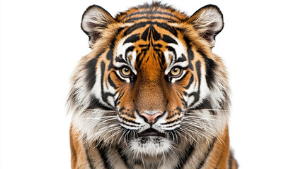 tiger isolated on a white background