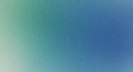 Naklejka premium Smooth and elegant blue and green grainy gradient with subtle noise effects, adding depth to creative visuals.
