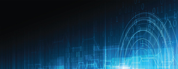 Abstract circuit board technology and business background