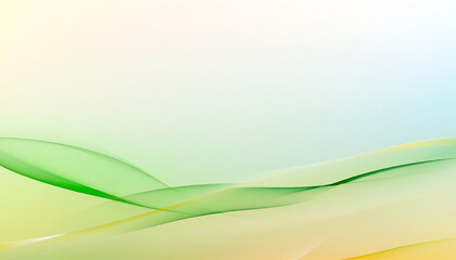 Gentle waves of color envelop a serene landscape at dawn's first light