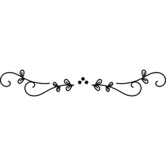 Floral Divider Decoration
