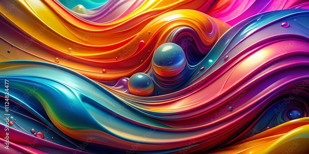 Poster captivating abstract background graphic for modern product photography with dynamic colors and shape