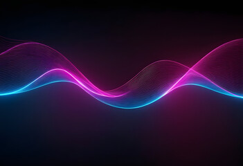 abstract futuristic background with pink blue glowing neon moving high speed wave lines and bokeh lights. Data transfer concept Fantastic wallpaper