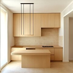 Fototapeta premium minimalist kitchen