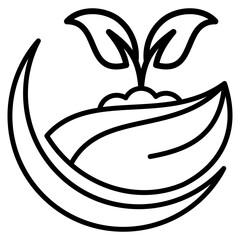 agricultural single icon