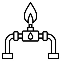 natural gas single icon