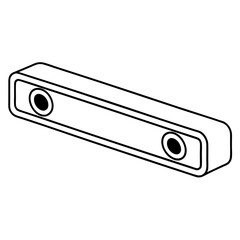 Soundbar Vector Icon Design