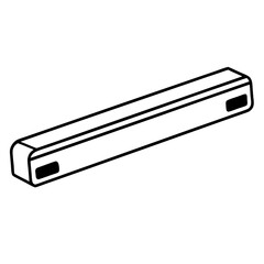Soundbar Vector Icon Design