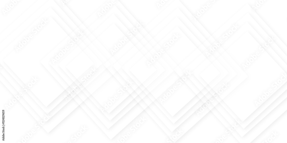 Poster abstract modern white and gray pattern geometric luxury gradient line background. abstract white squ