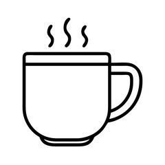 briefcase icon, office vector icon - black outline icon of briefcase symbolizing office, workspace, and modern office in simple design.