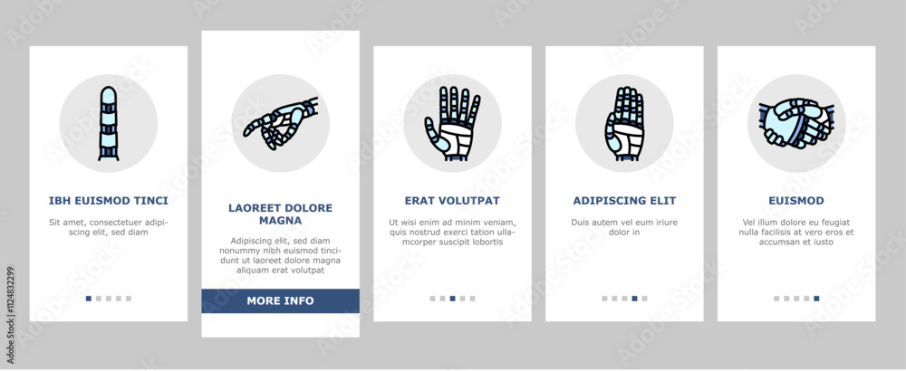 Aufkleber robot hand gesture ai digital onboarding mobile vector future intelligence, technology holding, mone