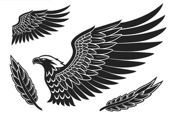 eagle with wings