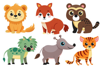 set of animals
