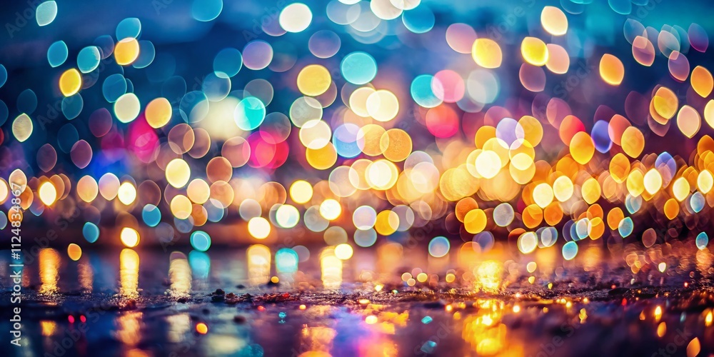 Poster captivating bokeh background with soft lights creating a dreamy atmosphere for artistic photography 