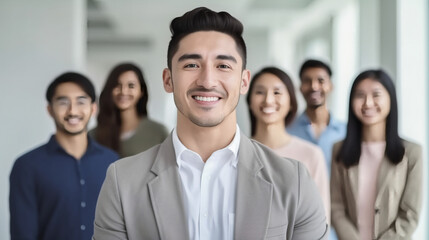 Obraz premium group of business people in office