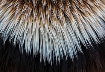 Close-Up Of Soft Fur Patterns In Animals