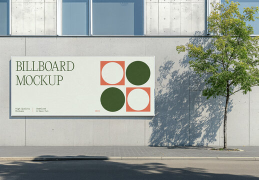 Horizontal Billboard Mockup