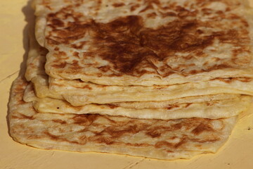 Moroccan Msemen Close Up