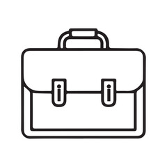 Bold and Minimal Line and Flat Vector Bag Icons