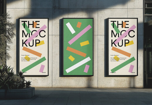 Three Poster Mockups