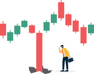 stock market volatility. Trading, Investment, Graph, Stock exchange, Financial, Bitcoin.
