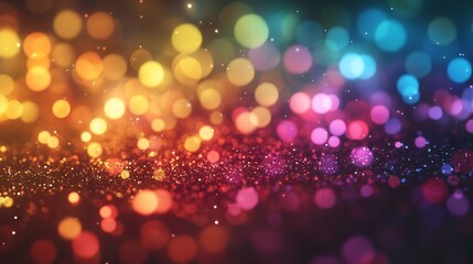 2025 New Year Sparkle Setting With Glittering Gold and Warm Lights Creating Luxurious and Cheerful Holiday Scene