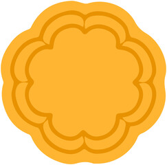 Mooncake flat icon
