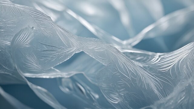 A Tapestry of Ice: Winter's Delicate Sculpture.