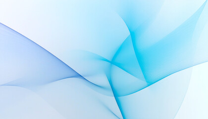 Obraz premium Soft waves of blue and white dance gently in an abstract composition