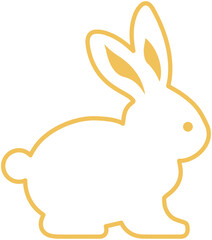 Mid Autumn Jade Rabbit outline
