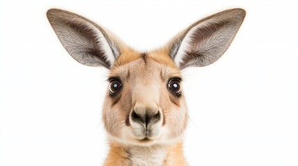 Obraz premium Happy Surprised Kangaroo Close-Up