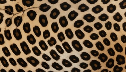 Fototapeta premium Abstract view of jaguar skin with natural textures and rosettes