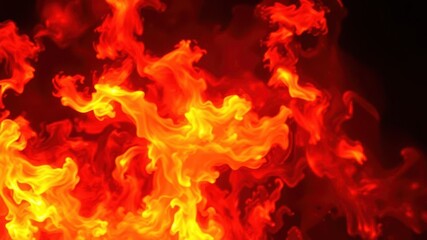 Fototapeta premium Fire flames shooting upwards with orange, yellow, and red hues on a white background, inferno, flames