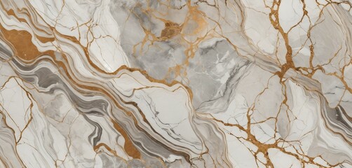 Grunge marble surface with abstract veining and rough edges