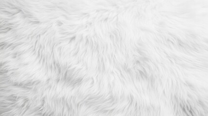 Obraz premium Soft Fluffy White Fur Texture for Cozy Home Decor and Fashion Designs