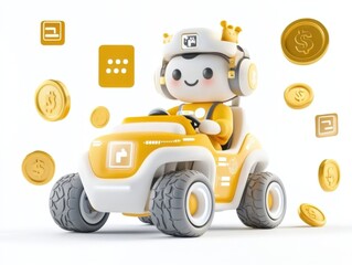 Obraz premium Generative AI Celebrates Lunar New Year with Cai Shen's Red Envelopes & Golden Coins Online