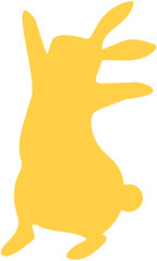 Mid Autumn Festival Jade Rabbit silhouette
