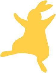 Mid Autumn Festival Jade Rabbit silhouette
