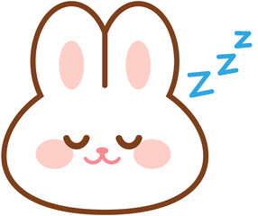 Sleep Rabbit Emoji